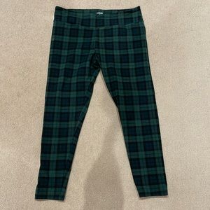Perfectly plaid! Blackwatch plaid leggings from j crew factory